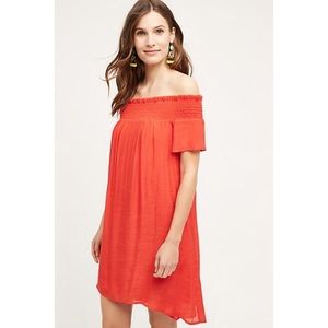 Anthropologie Praslin Off the Shoulder Dress